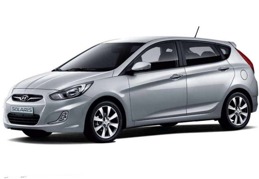 Цена хетчбэка Hyundai Solaris 2013